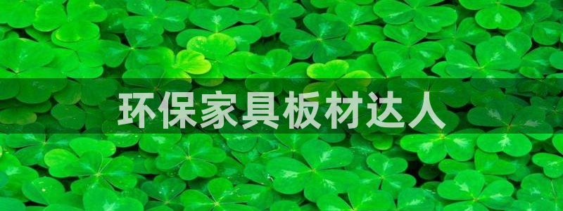 杏耀注册代理：环保家具板材达人