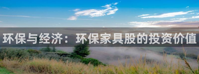 杏耀平台几年了：环保与经济：环保家具股的投资价值